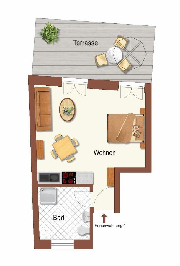 Apartment In Der Remise Am Cafe Jacob